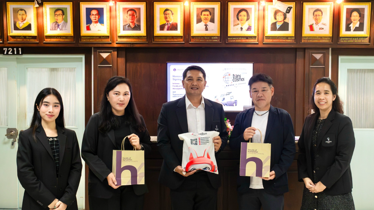 MOU between transcosmos Thailand and Chiang Mai University 